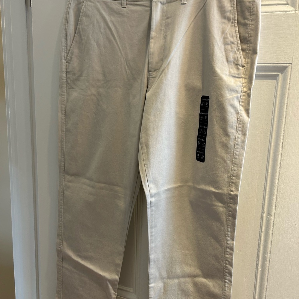 J. Crew Factory Men's Beige Chinos size 35x32 NWT